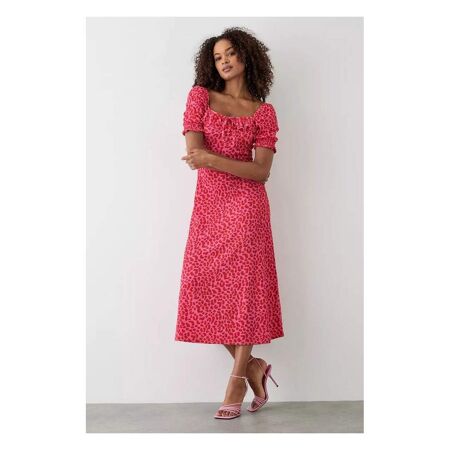 Robe mi-longue femme rose Dorothy Perkins