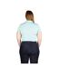 Womens/ladies elevate essential polo shirt ice blue Hy-2
