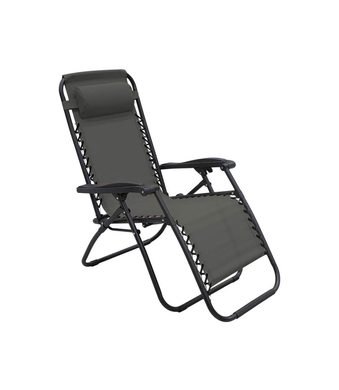 Zero gravity folding garden chair one size grey SupaGarden