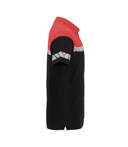 Polo Progression Homme Noir Rouge Projob
