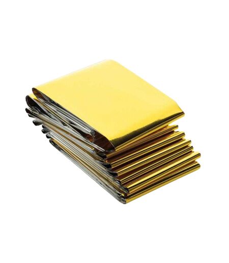 Solar Rpet Recycled Emergency Blanket One Size Silver Gold XD Collection