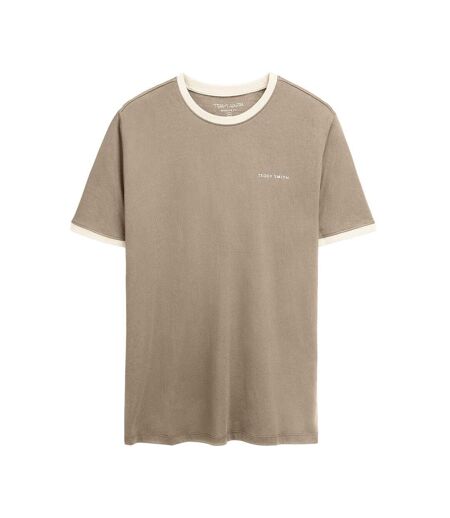 T-Shirt beige/ecru homme teddy smith tee 2