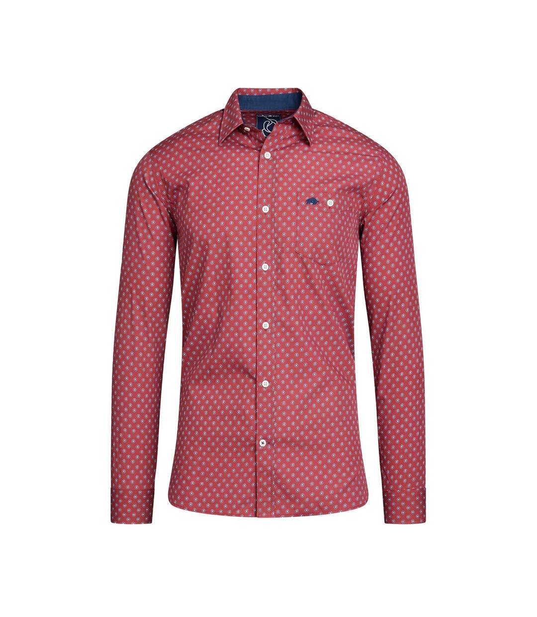 Chemise homme bordeaux Raging Bull-1