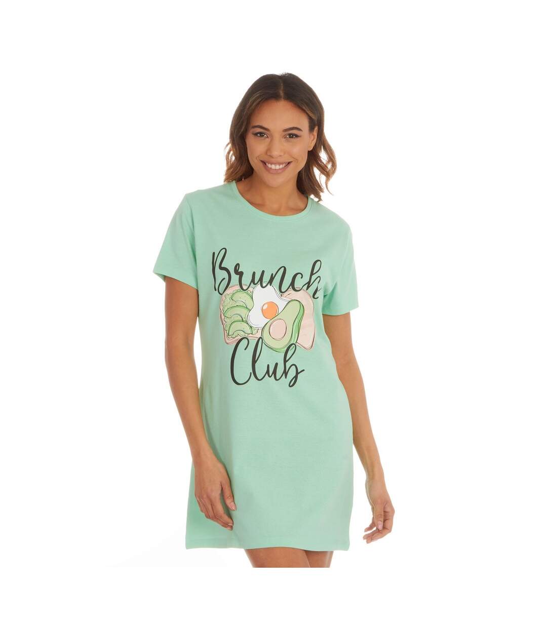 Chemise de nuit femme vert Forever Dreaming-1