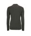 SOLS Womens/Ladies Perfect Long Sleeve Pique Polo Shirt (Charcoal Marl) - UTPC2908