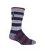 Chaussettes Homme Antidérapantes Thermique Rayures-1