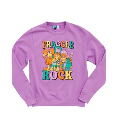 Sweatshirt Unisexe Adulte Danse Rose Pâle Fraggle Rock