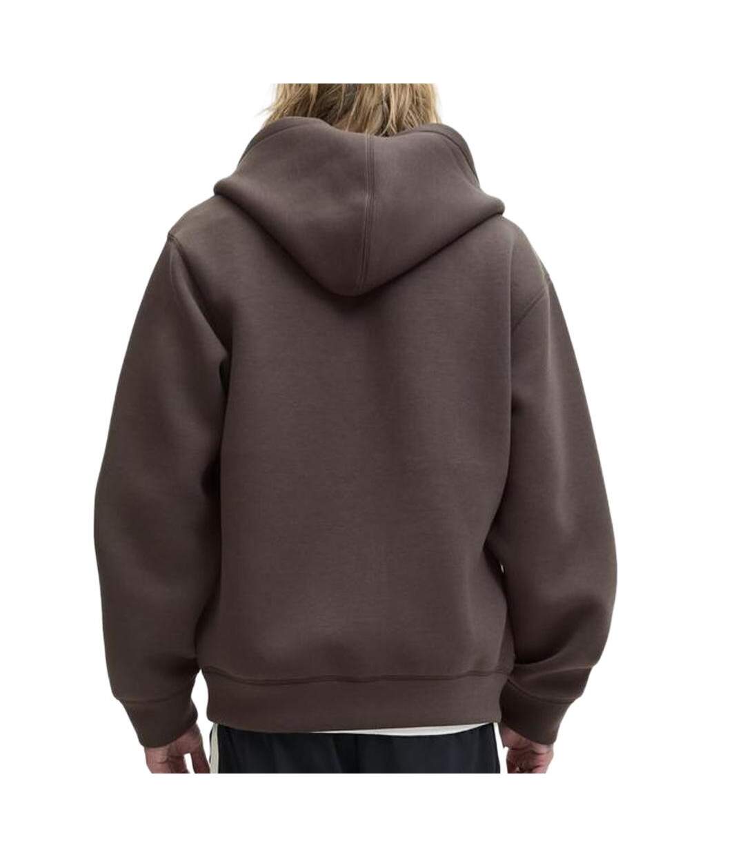 Sweat zippé marron homme jack & jones cover scuba-2