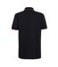Mens Logo Ribbed Polo Shirt Black Hugo-3