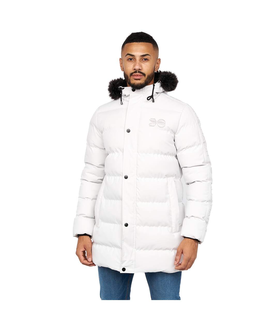 Parka Daydream Homme Gris Clair Crosshatch-2