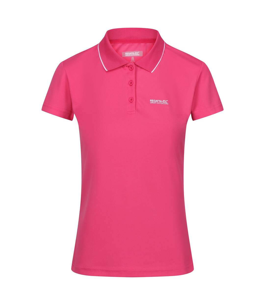 Polo Manches Courtes Maverick Femme Flamant Rose Regatta-1