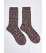 Chaussettes pailletées motif léopard-1