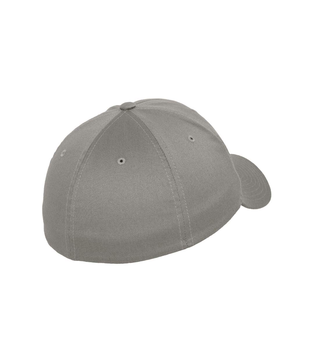 Casquette peignée wooly unisexe gris Flexfit