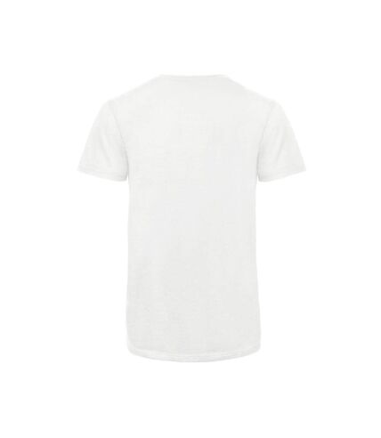 B&C Mens Inspire Slub Natural T-Shirt (Chic Pure White)