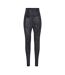 Legging Motif/style Brillant Core Femme Noir USA Pro-2