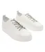 Womens/ladies Lace Detail Trainers White Where´s That From-3