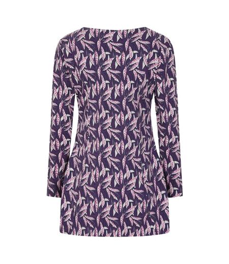 Tunique Motif/style Orge Femme Violet Lazy Jacks
