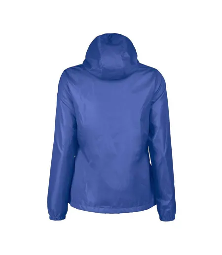 Womens/ladies Fastplant Jacket Blue Printer RED