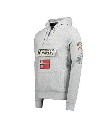 Sweat Gymclass Homme Gris Geographical Norway