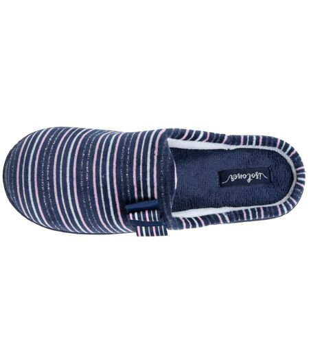 Isotoner Chaussons Mules femme velours semelle ergonomique