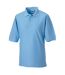 Polo À Manches Courtes Homme Bleu Ciel Russell-3