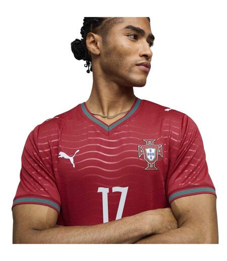 Mens Rafael Leao 2026 Portugal Home Shirt Red Puma