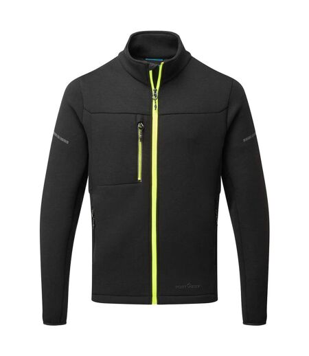Mens Technical Fleece Jacket Black Portwest
