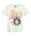 Unisex Adult Light My Fire The Doors T-shirt Vintage White Amplified-1