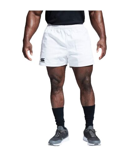 Mens Professional Cotton Shorts White Canterbury