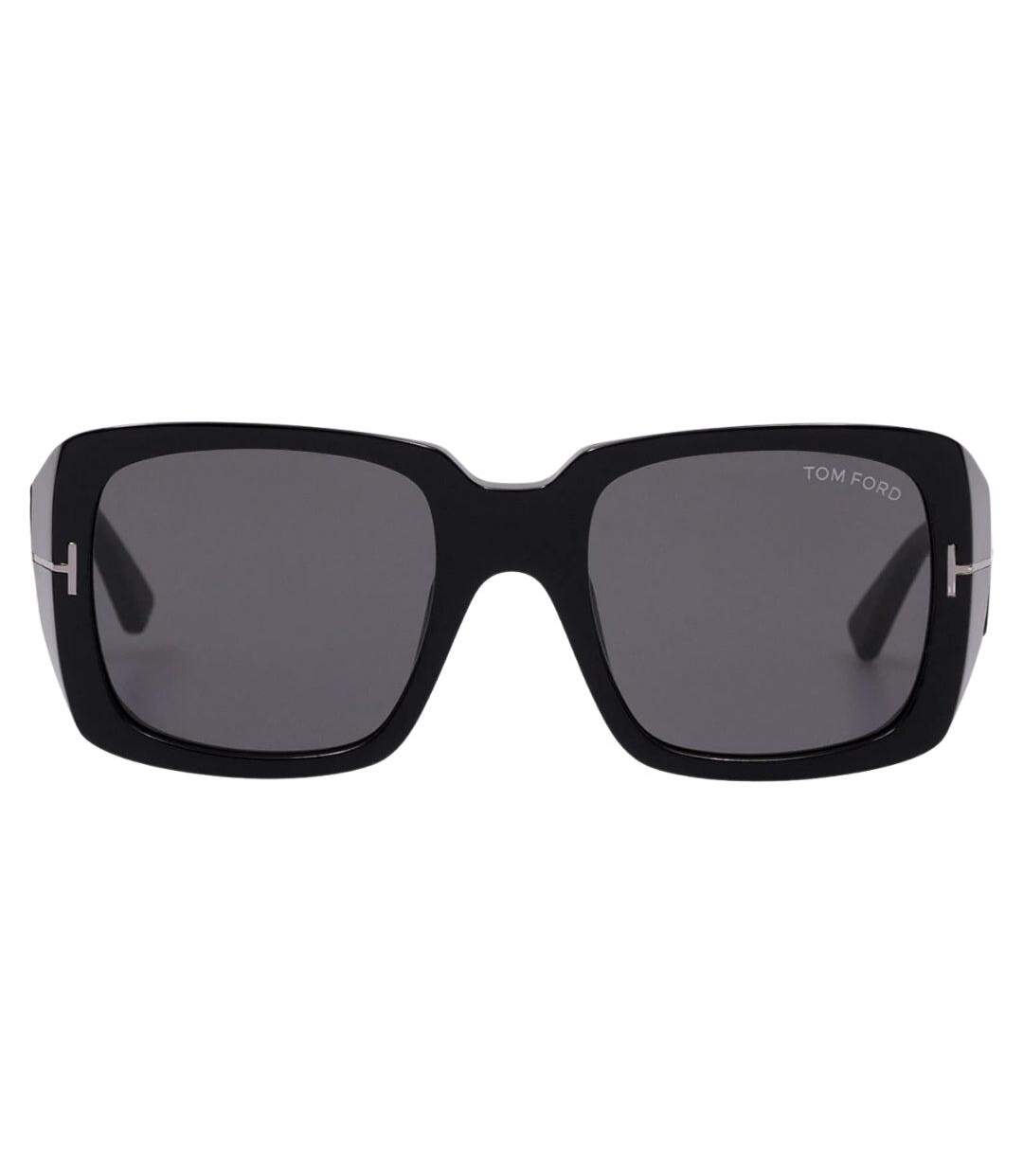 Lunettes De Soleil Motif Fumée Ryder Femme Taille Unique Noir Brillant Tom Ford-1