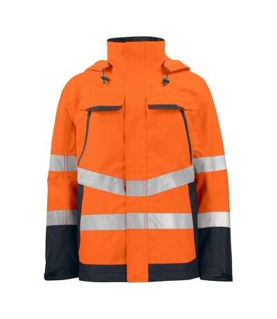 Mens Functional Reflective Tape Jacket Orange Black Projob
