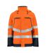 Mens Functional Reflective Tape Jacket Orange Black Projob-1