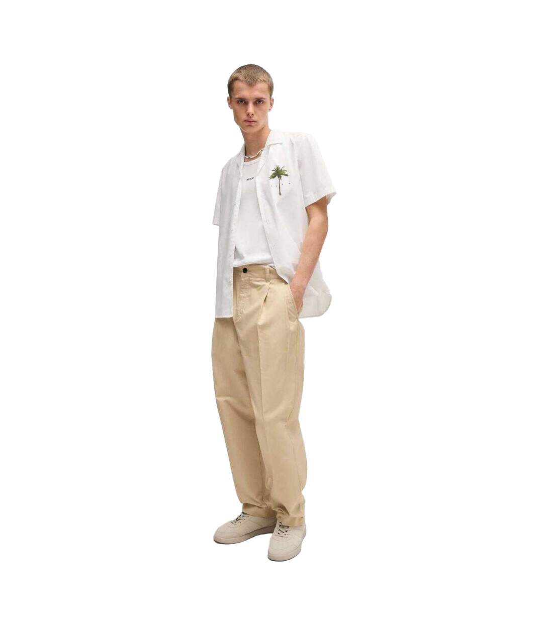 Pantalon Homme Beige Hugo-1