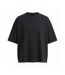 T-shirt Motif/style Rectangulaire Homme Noir Sombre Awdis-1