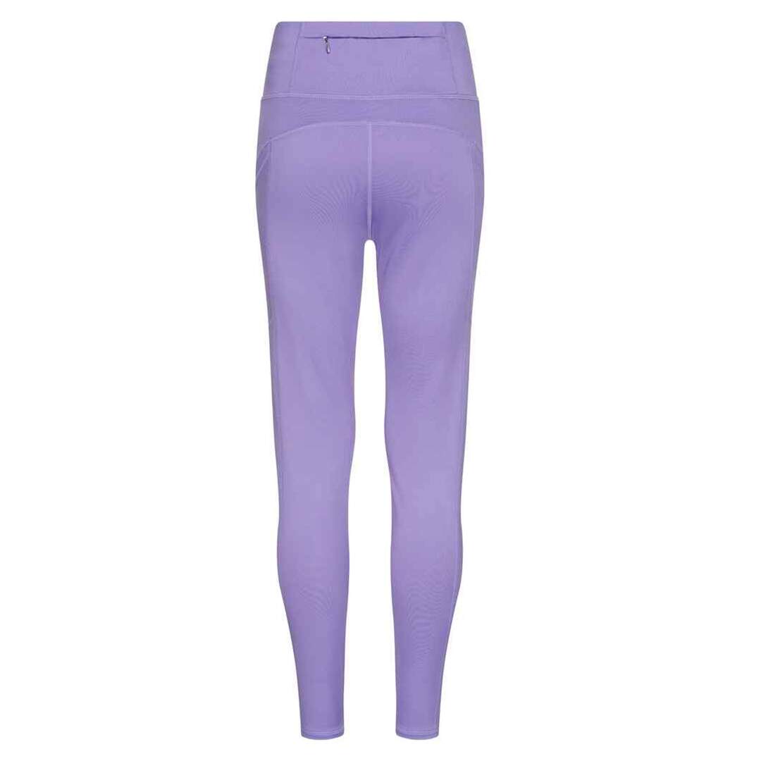 Womens/ladies tech recycled leggings digital lavender AWDis Cool-2