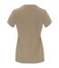 Womens/ladies capri short-sleeved t-shirt sand Roly