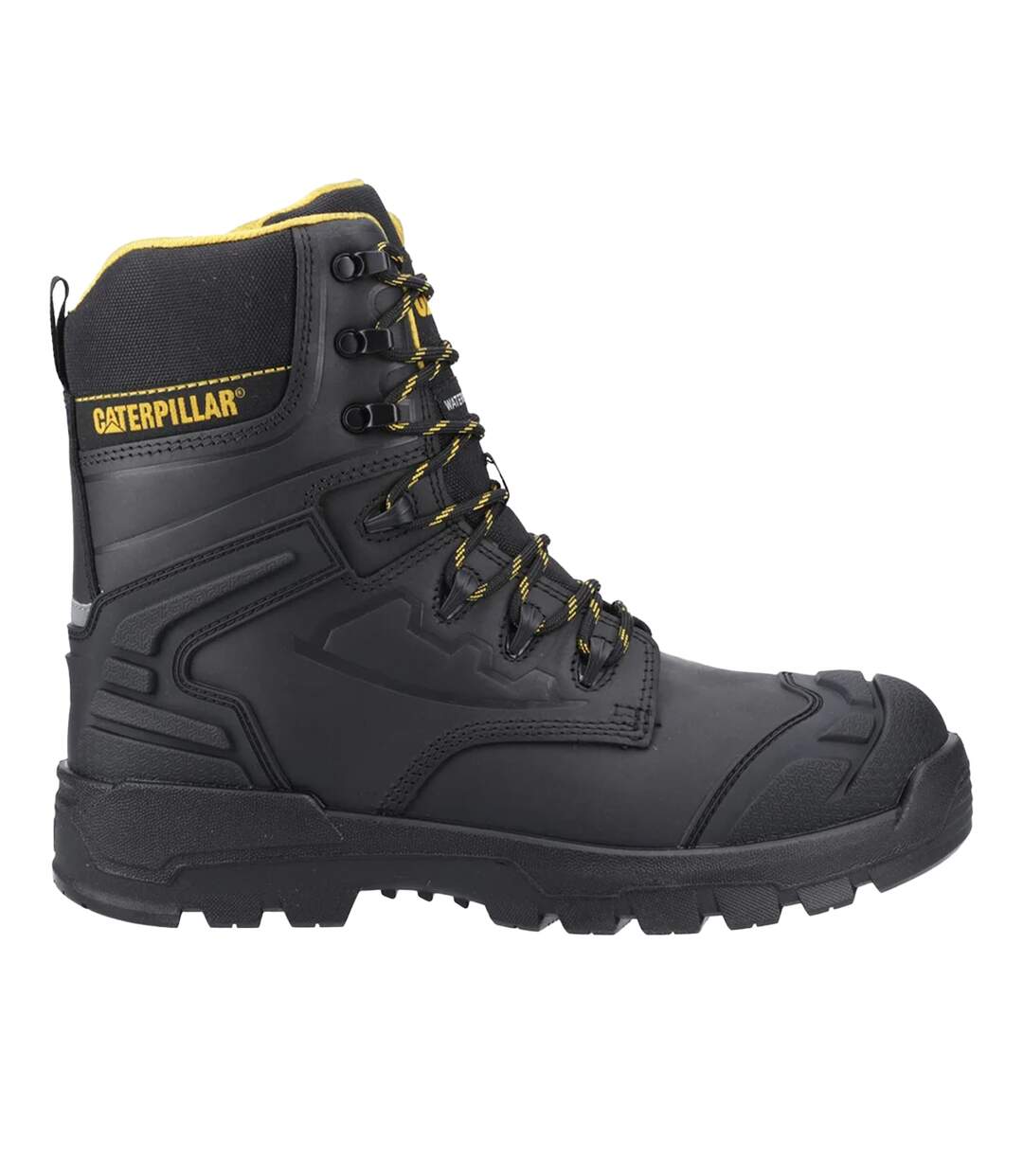 Mens Striver Safety Boots Black Yellow Caterpillar-3