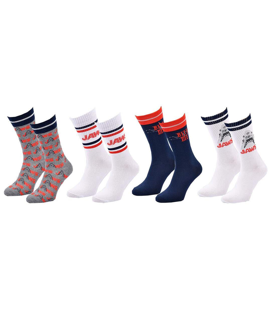 Chaussettes Pack HOMME JAWS Pack de 4 Paires 1987