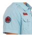 Chemise homme manches courtes en popeline patchs Tools Vondutch-2