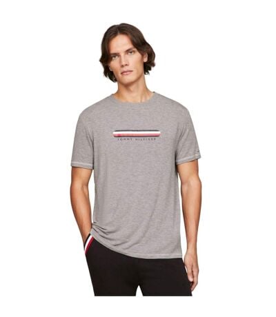 T-shirt Style Logo Lounge Homme Gris Tommy Hilfiger