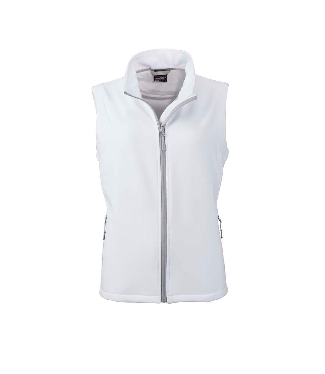 Gilet sans manches micropolaire softshell - JN1127 - blanc - Femme