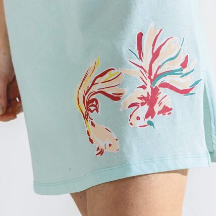Maxi t-shirt vert
