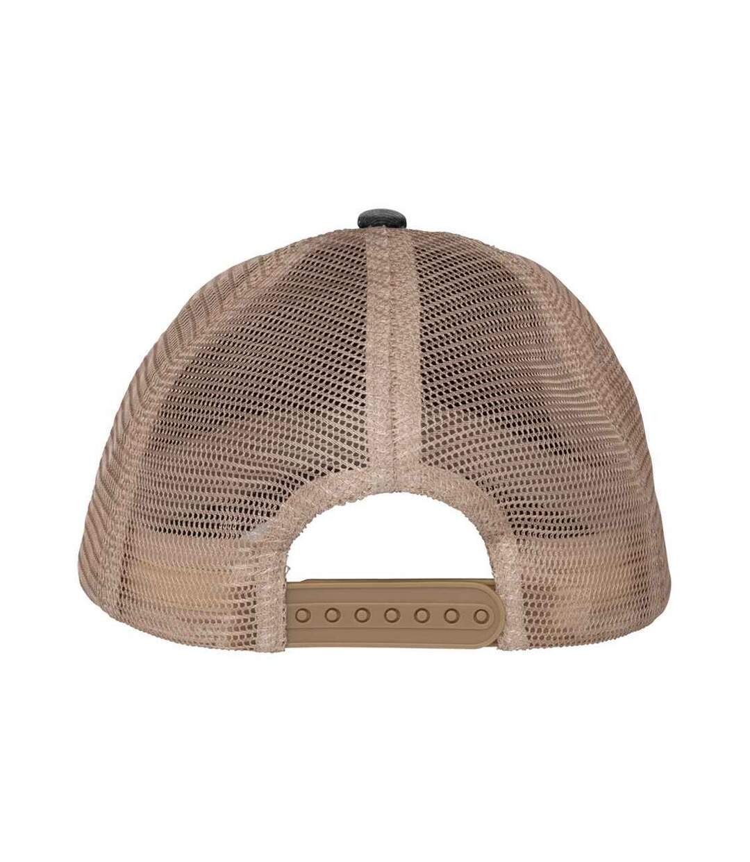 Unisex adult destroy washed trucker cap black/beige Native Spirit-2