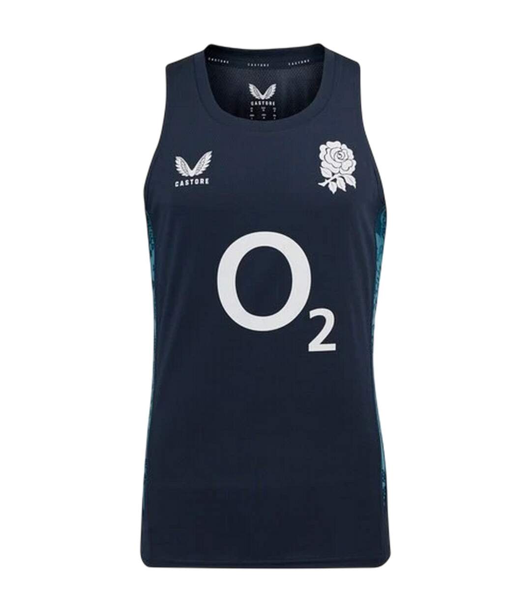 Débardeur Motif/style England Red Roses Homme Bleu Foncé Gris Foncé Castore-1