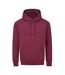 Sweat À Capuche Avec Cordons Essential Adulte Bordeaux Mantis-1