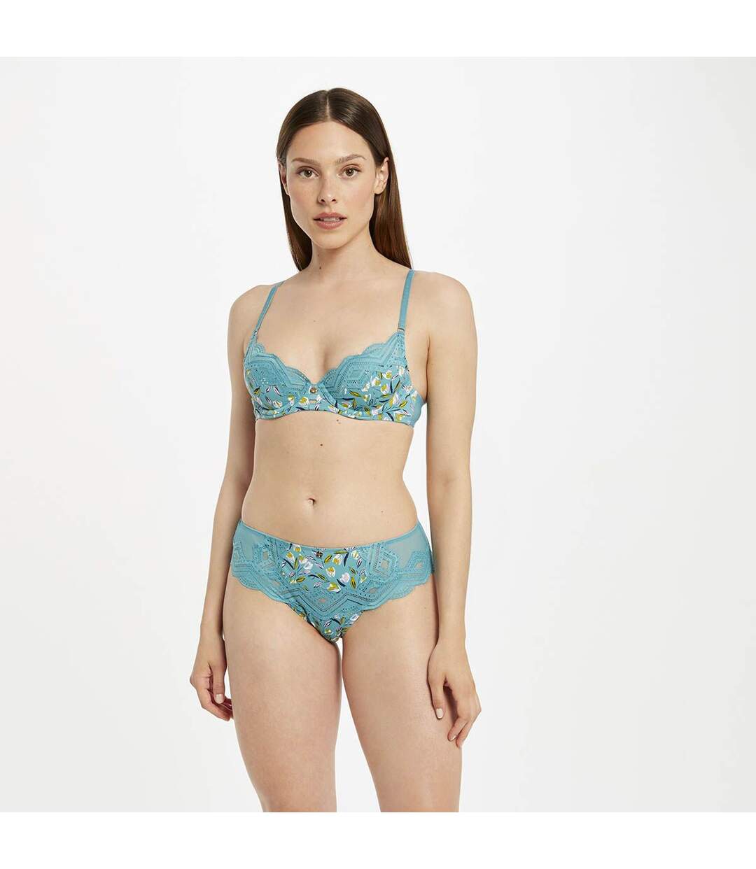 Soutien-gorge ampliforme coque moulée bleu Candice-3