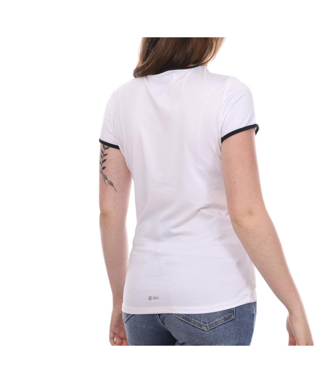 T-Shirt Blanc Femme Sergio Tacchini Eva - XS-2