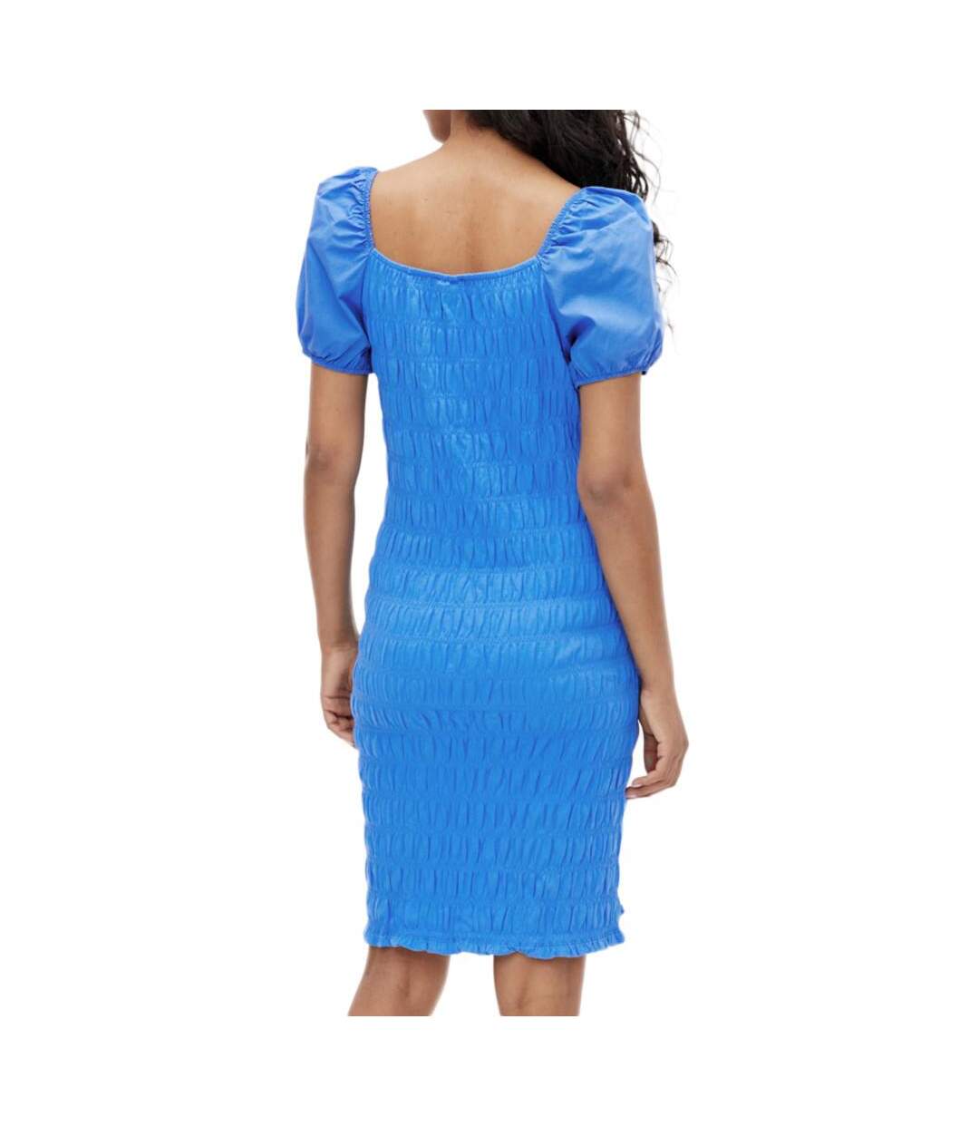 Robe de grossesse bleu femme mamalicious vigdis-2
