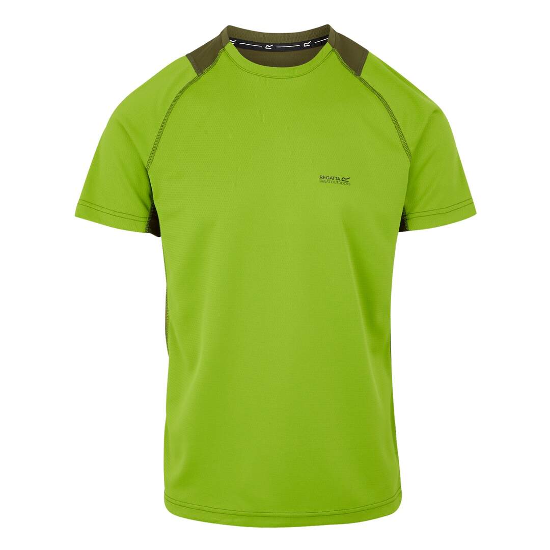 T-shirt virda homme vert clair / vert néphrite Regatta-1