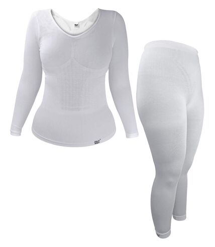 Cozy Women's Thermal Underwear Set: Long Sleeve Top & Long Leggings